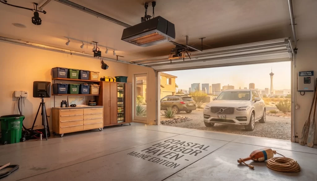 garage door energy bill Las Vegas summer heat