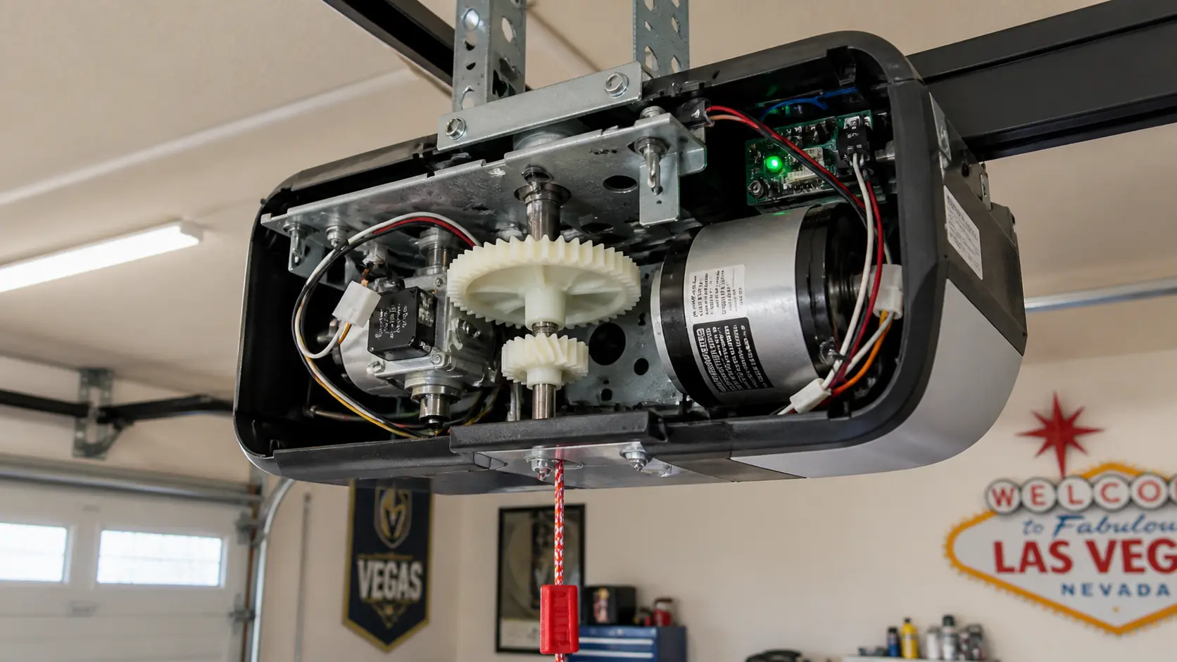 garage door opener gear sprocket repair Las Vegas