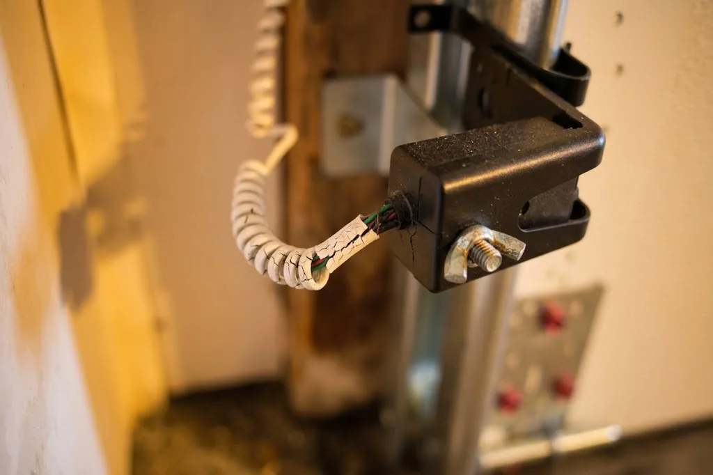 garage door sensor wiring damage Las Vegas heat