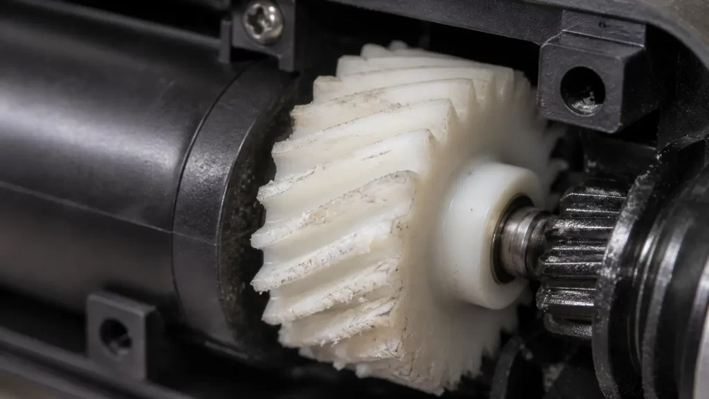 stripped garage door opener plastic drive gear