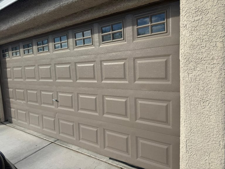 Completed garage door repair in Las Vegas, NV